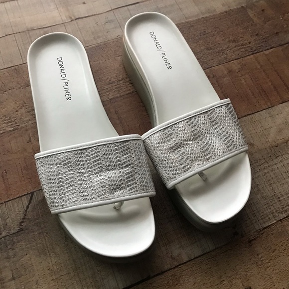 Donald J. Pliner Shoes - Donald Pliner Sparkle Slide Sandals